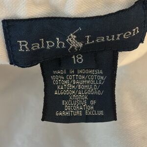 Ralph Lauren Boys 18 white Oxford shirt